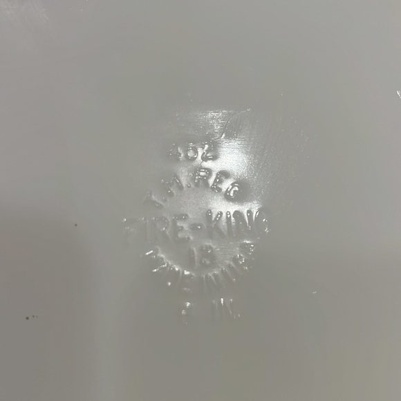 Fire King Gay Fad Hand Painted square Casserole and Bowl - Picture 12 of 14